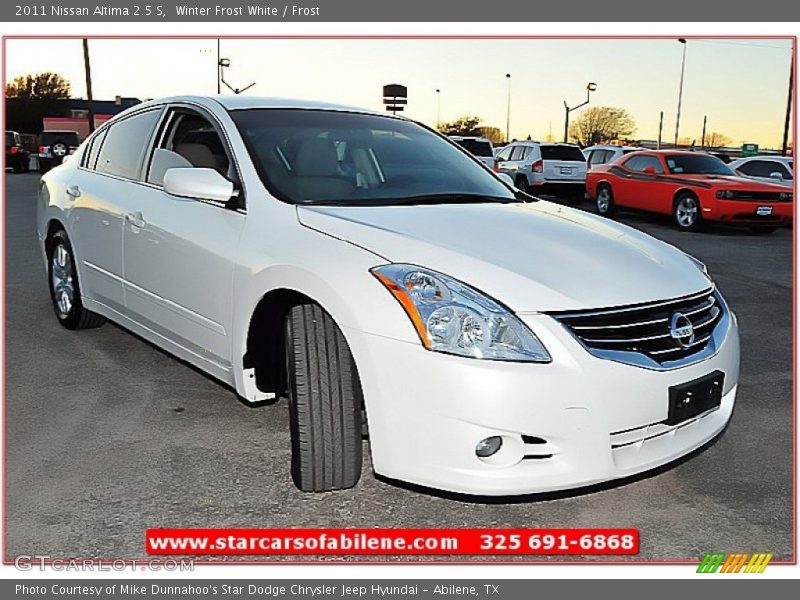 Winter Frost White / Frost 2011 Nissan Altima 2.5 S