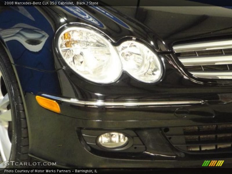 Black / Stone 2008 Mercedes-Benz CLK 350 Cabriolet