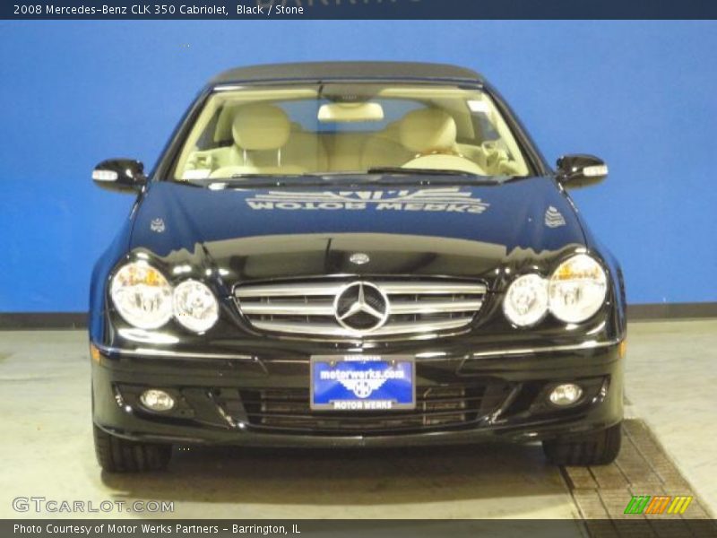 Black / Stone 2008 Mercedes-Benz CLK 350 Cabriolet