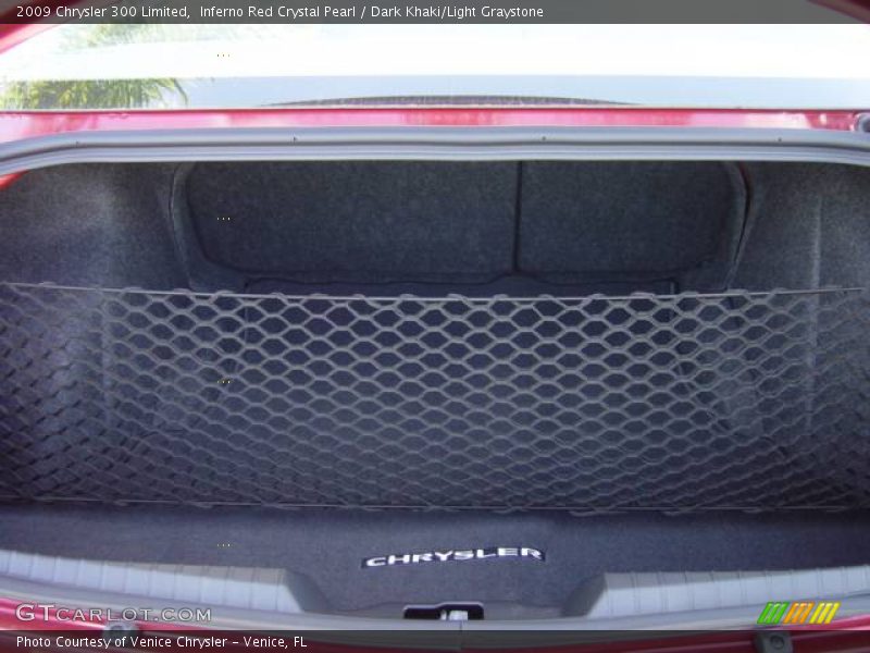 Inferno Red Crystal Pearl / Dark Khaki/Light Graystone 2009 Chrysler 300 Limited