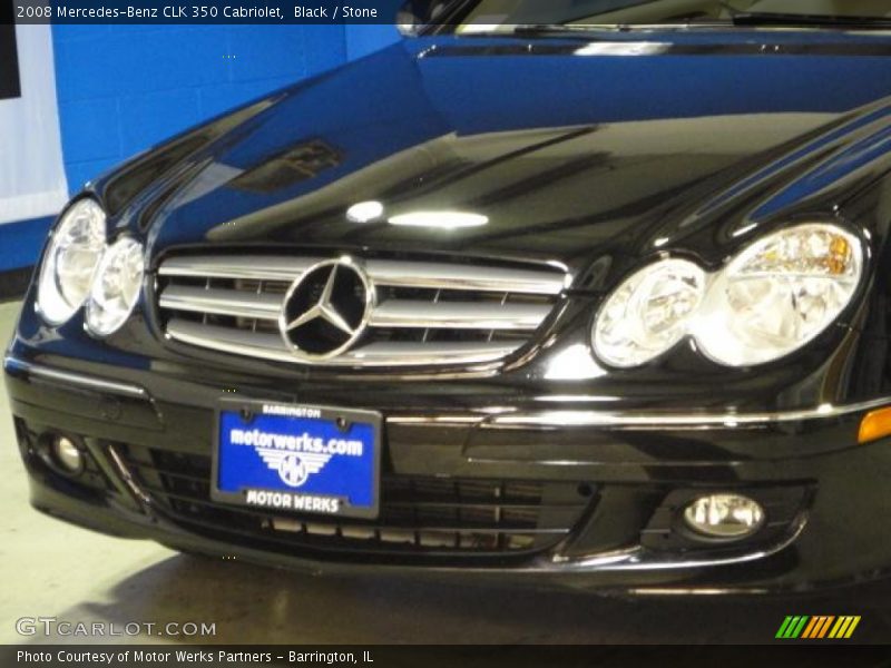 Black / Stone 2008 Mercedes-Benz CLK 350 Cabriolet