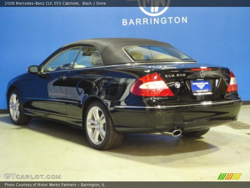 Black / Stone 2008 Mercedes-Benz CLK 350 Cabriolet