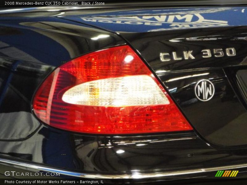 Black / Stone 2008 Mercedes-Benz CLK 350 Cabriolet