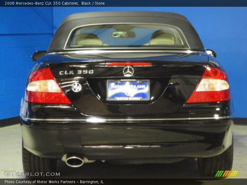 Black / Stone 2008 Mercedes-Benz CLK 350 Cabriolet