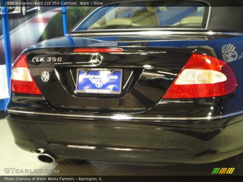 Black / Stone 2008 Mercedes-Benz CLK 350 Cabriolet