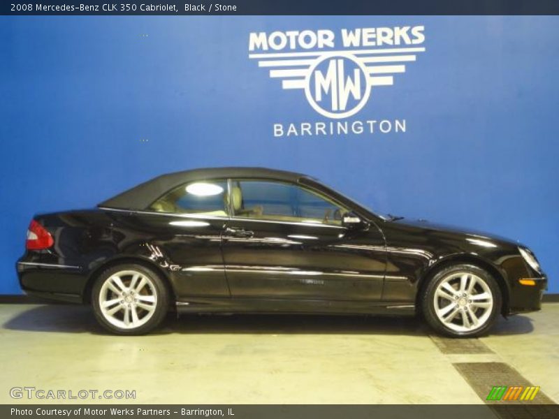 Black / Stone 2008 Mercedes-Benz CLK 350 Cabriolet