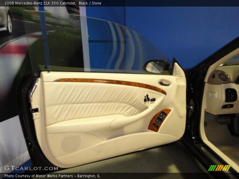 Black / Stone 2008 Mercedes-Benz CLK 350 Cabriolet