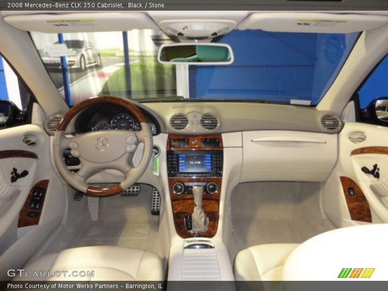 Black / Stone 2008 Mercedes-Benz CLK 350 Cabriolet