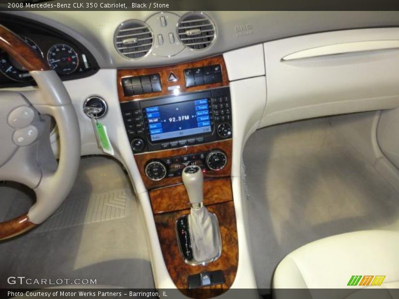 Black / Stone 2008 Mercedes-Benz CLK 350 Cabriolet