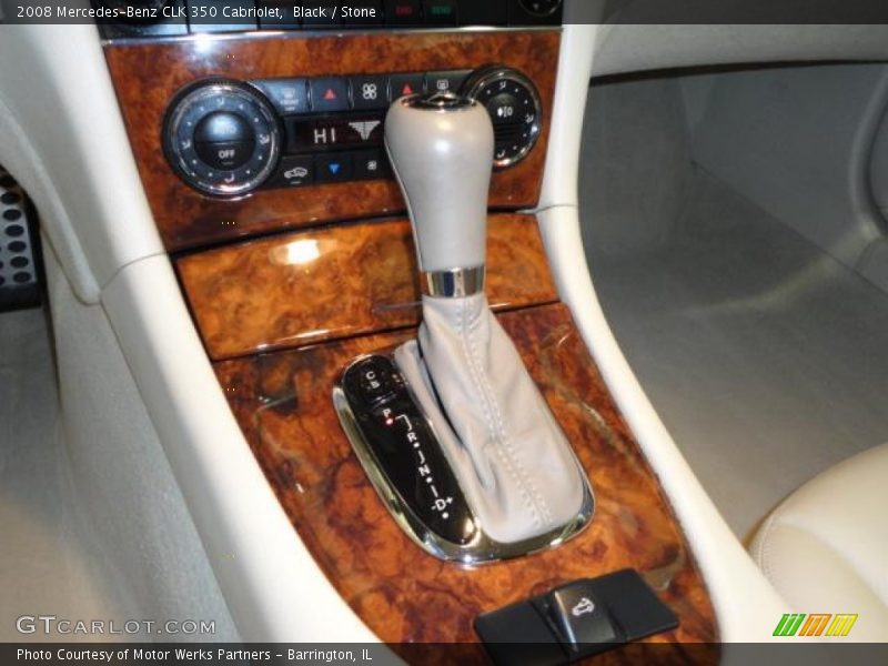 Black / Stone 2008 Mercedes-Benz CLK 350 Cabriolet