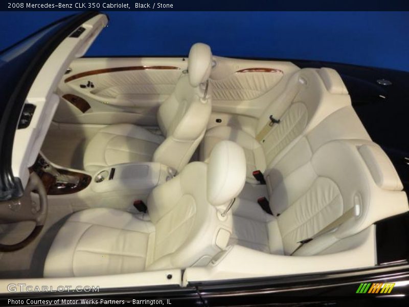 Black / Stone 2008 Mercedes-Benz CLK 350 Cabriolet