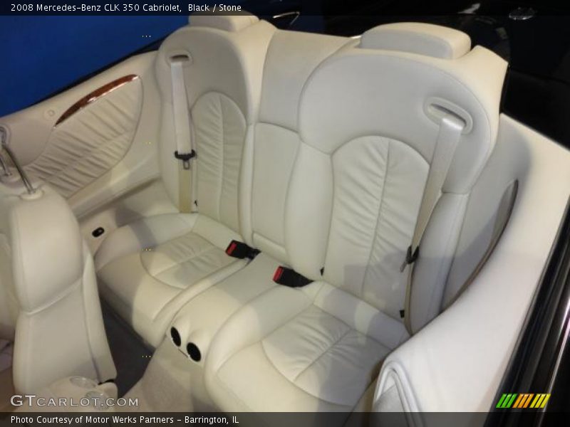 Black / Stone 2008 Mercedes-Benz CLK 350 Cabriolet