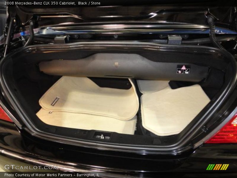 Black / Stone 2008 Mercedes-Benz CLK 350 Cabriolet
