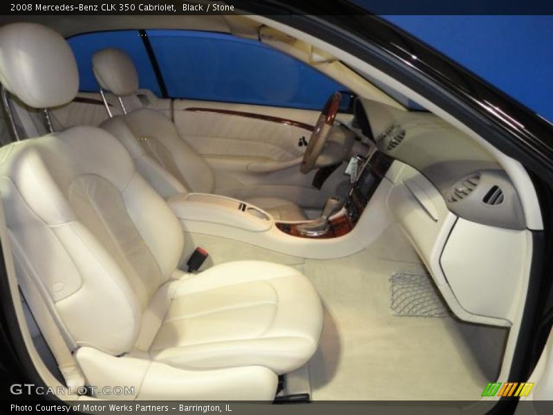 Black / Stone 2008 Mercedes-Benz CLK 350 Cabriolet