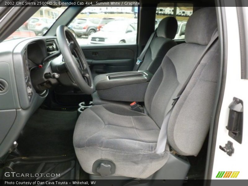 Summit White / Graphite 2002 GMC Sierra 2500HD SL Extended Cab 4x4