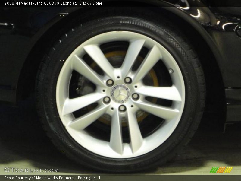 Black / Stone 2008 Mercedes-Benz CLK 350 Cabriolet