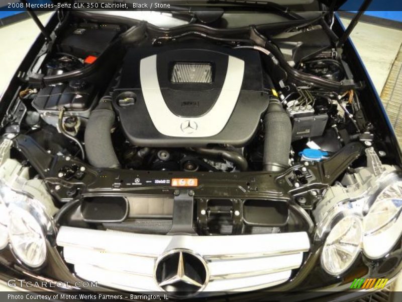 Black / Stone 2008 Mercedes-Benz CLK 350 Cabriolet