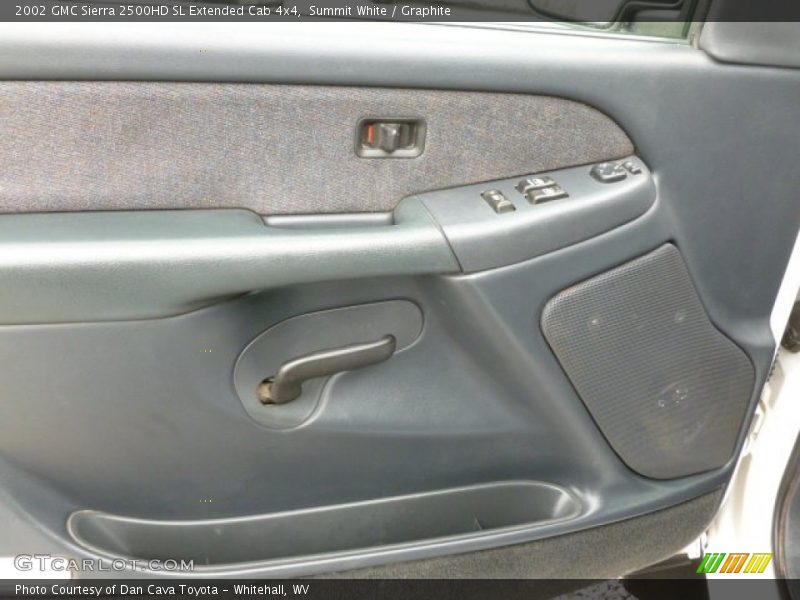 Summit White / Graphite 2002 GMC Sierra 2500HD SL Extended Cab 4x4