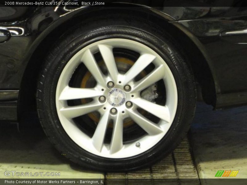 Black / Stone 2008 Mercedes-Benz CLK 350 Cabriolet