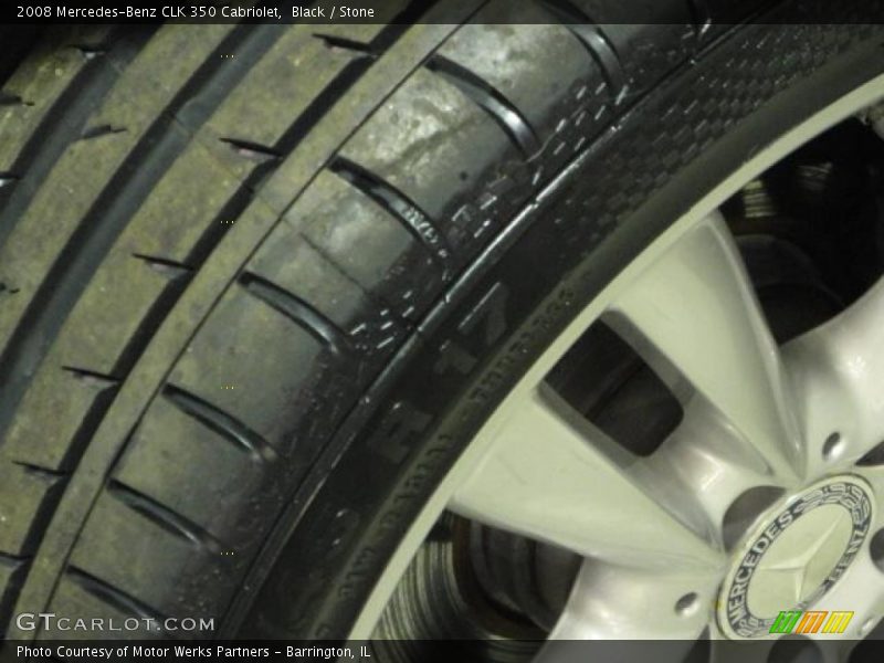 Black / Stone 2008 Mercedes-Benz CLK 350 Cabriolet