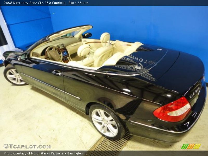 Black / Stone 2008 Mercedes-Benz CLK 350 Cabriolet
