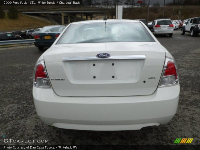 White Suede / Charcoal Black 2009 Ford Fusion SEL