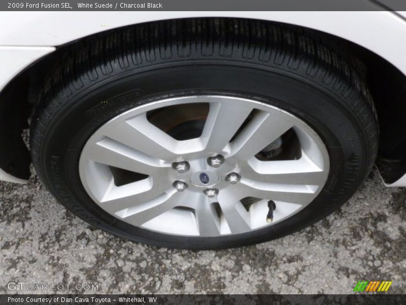 White Suede / Charcoal Black 2009 Ford Fusion SEL