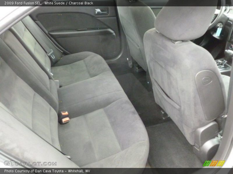 White Suede / Charcoal Black 2009 Ford Fusion SEL