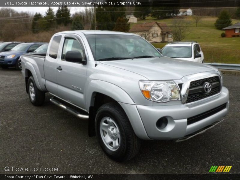Silver Streak Mica / Graphite Gray 2011 Toyota Tacoma SR5 Access Cab 4x4