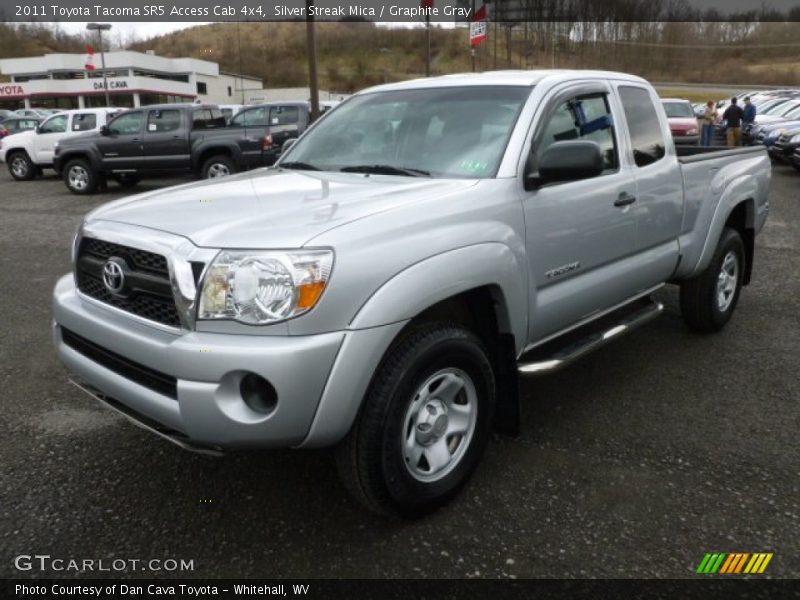 Silver Streak Mica / Graphite Gray 2011 Toyota Tacoma SR5 Access Cab 4x4