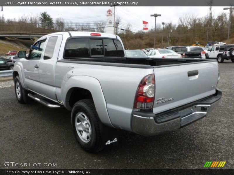 Silver Streak Mica / Graphite Gray 2011 Toyota Tacoma SR5 Access Cab 4x4