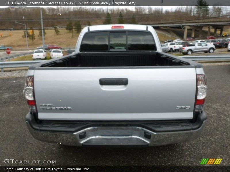 Silver Streak Mica / Graphite Gray 2011 Toyota Tacoma SR5 Access Cab 4x4