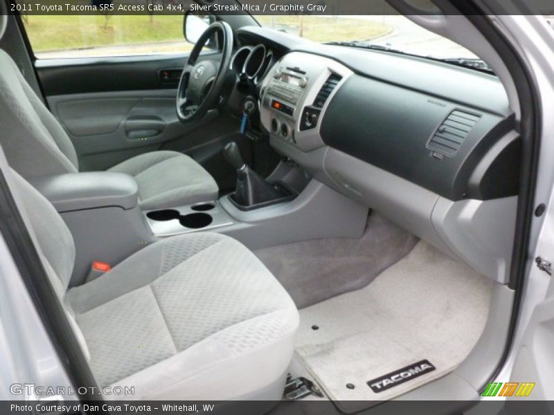 Silver Streak Mica / Graphite Gray 2011 Toyota Tacoma SR5 Access Cab 4x4