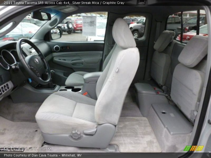 Silver Streak Mica / Graphite Gray 2011 Toyota Tacoma SR5 Access Cab 4x4