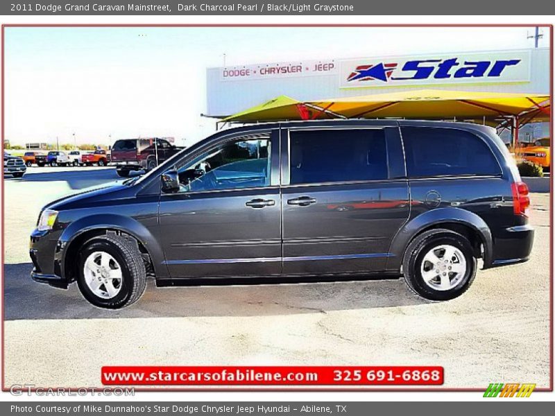 Dark Charcoal Pearl / Black/Light Graystone 2011 Dodge Grand Caravan Mainstreet