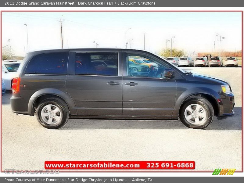 Dark Charcoal Pearl / Black/Light Graystone 2011 Dodge Grand Caravan Mainstreet