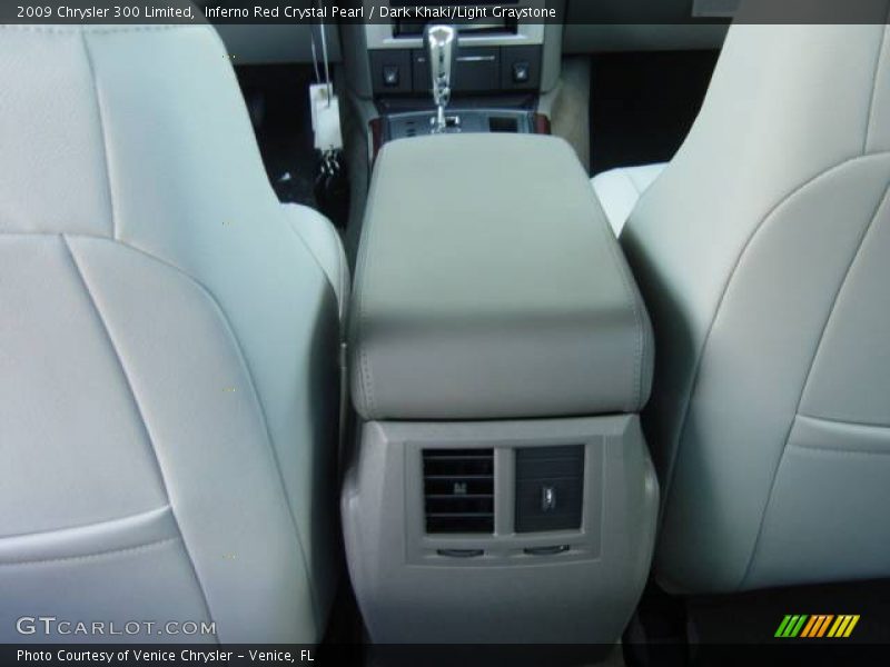 Inferno Red Crystal Pearl / Dark Khaki/Light Graystone 2009 Chrysler 300 Limited