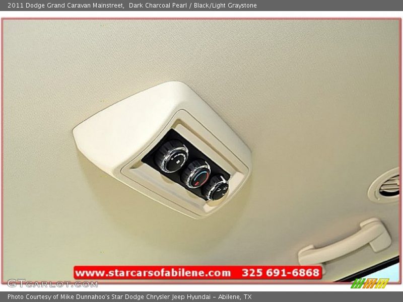 Dark Charcoal Pearl / Black/Light Graystone 2011 Dodge Grand Caravan Mainstreet