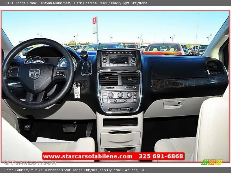 Dark Charcoal Pearl / Black/Light Graystone 2011 Dodge Grand Caravan Mainstreet