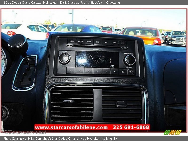 Dark Charcoal Pearl / Black/Light Graystone 2011 Dodge Grand Caravan Mainstreet