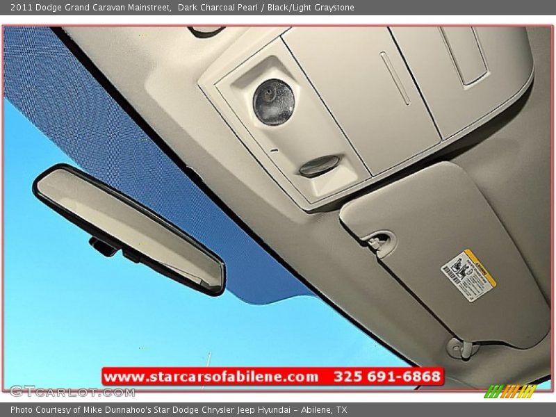 Dark Charcoal Pearl / Black/Light Graystone 2011 Dodge Grand Caravan Mainstreet