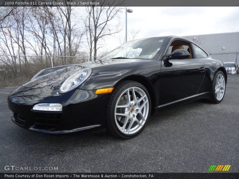 Front 3/4 View of 2009 911 Carrera Coupe