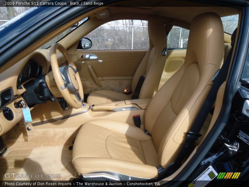  2009 911 Carrera Coupe Sand Beige Interior