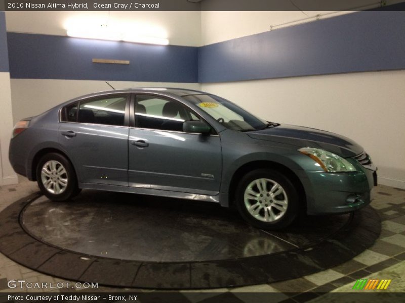 Ocean Gray / Charcoal 2010 Nissan Altima Hybrid