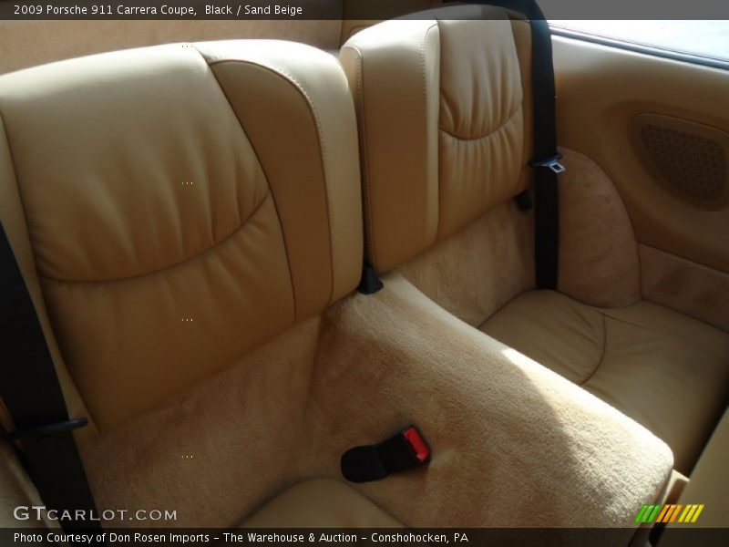 Rear Seat of 2009 911 Carrera Coupe