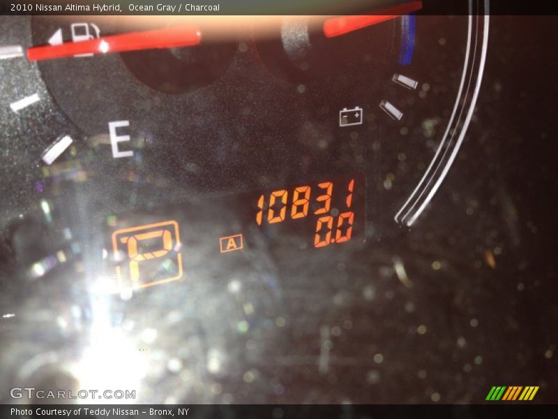 Ocean Gray / Charcoal 2010 Nissan Altima Hybrid