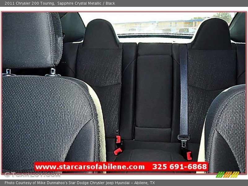 Sapphire Crystal Metallic / Black 2011 Chrysler 200 Touring
