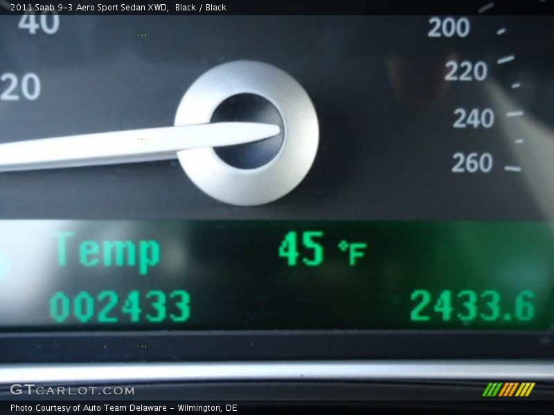 Black / Black 2011 Saab 9-3 Aero Sport Sedan XWD