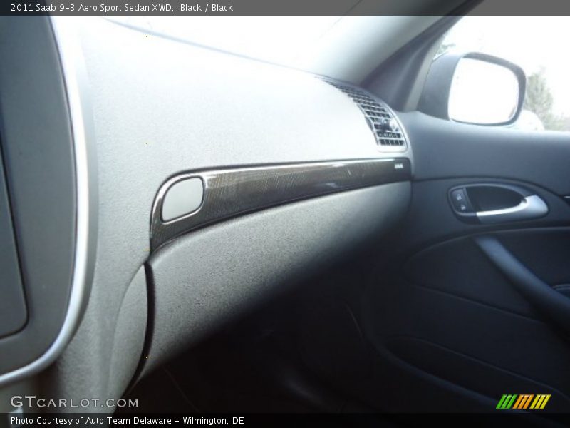 Black / Black 2011 Saab 9-3 Aero Sport Sedan XWD