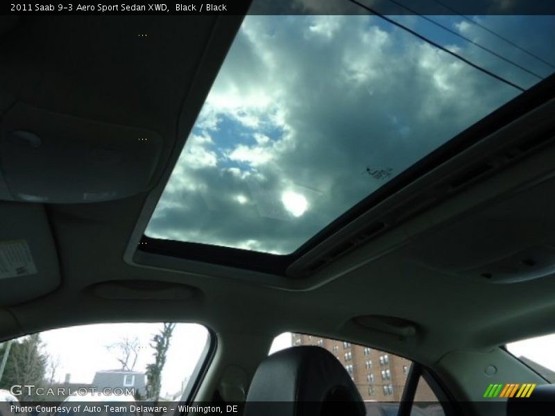 Black / Black 2011 Saab 9-3 Aero Sport Sedan XWD